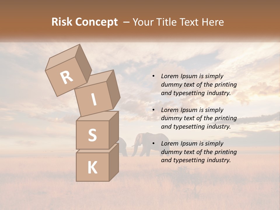 Cold Electricity Cool PowerPoint Template