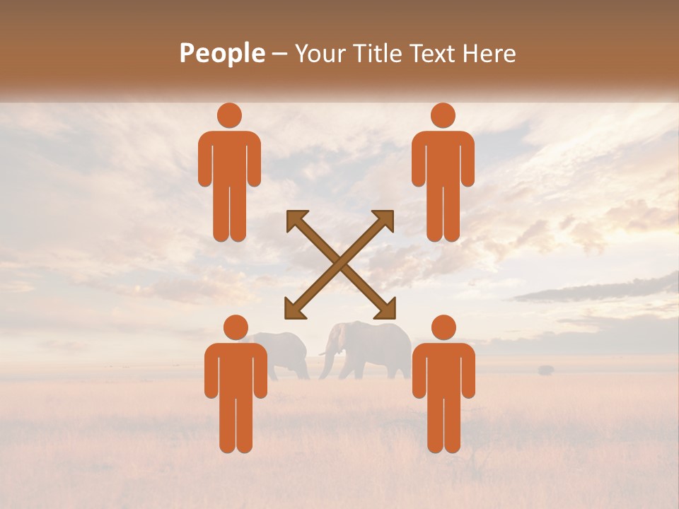 Cold Electricity Cool PowerPoint Template