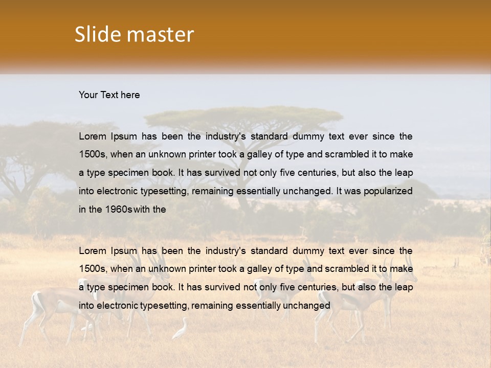 Conditioner Air Switch PowerPoint Template