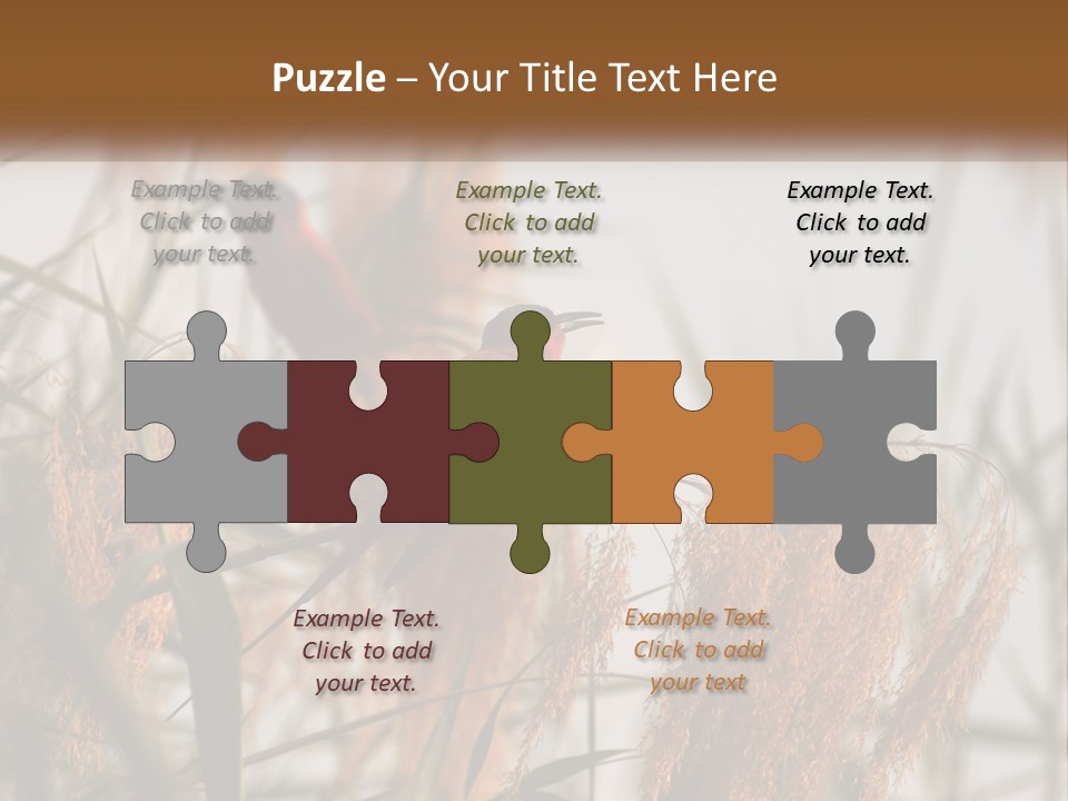 Home White Heat PowerPoint Template