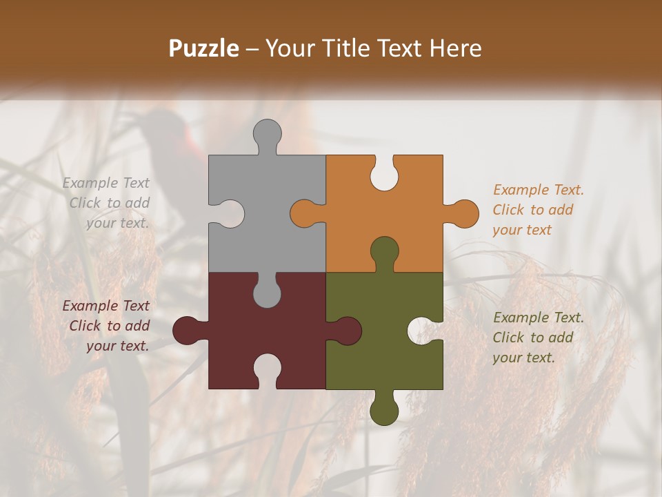 Home White Heat PowerPoint Template