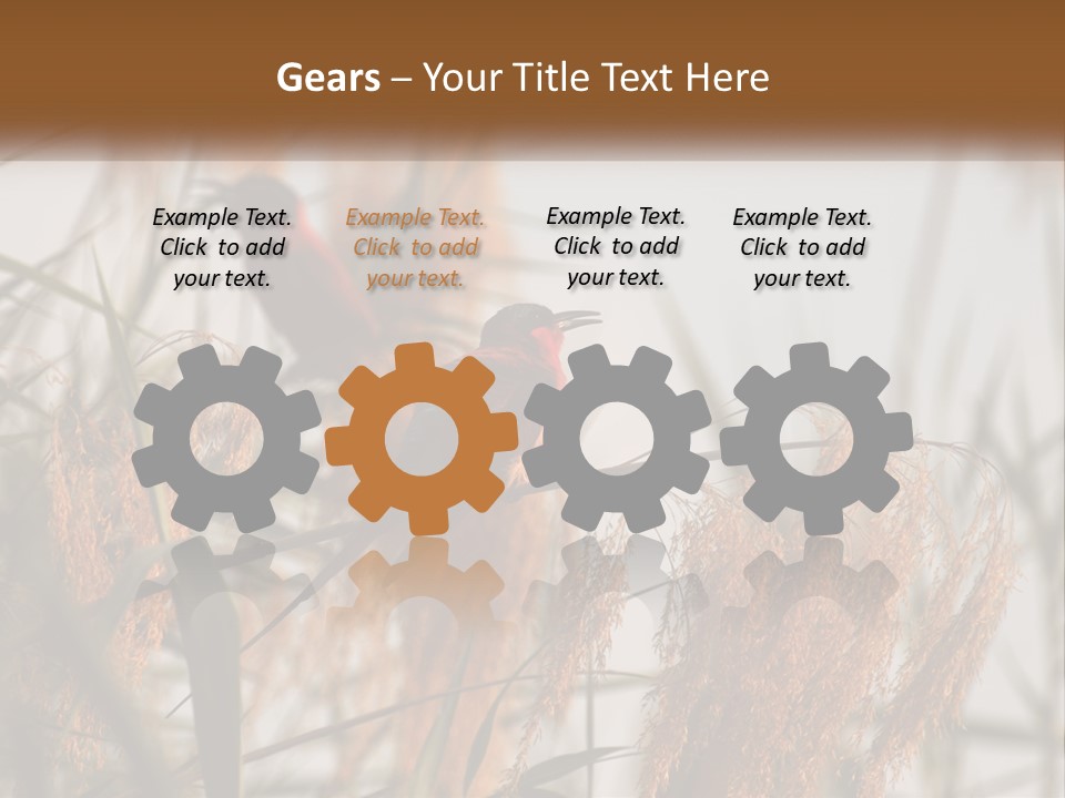 Home White Heat PowerPoint Template