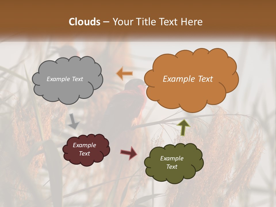 Home White Heat PowerPoint Template