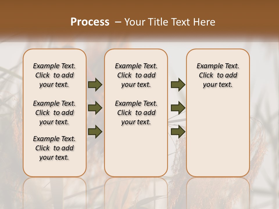 Home White Heat PowerPoint Template