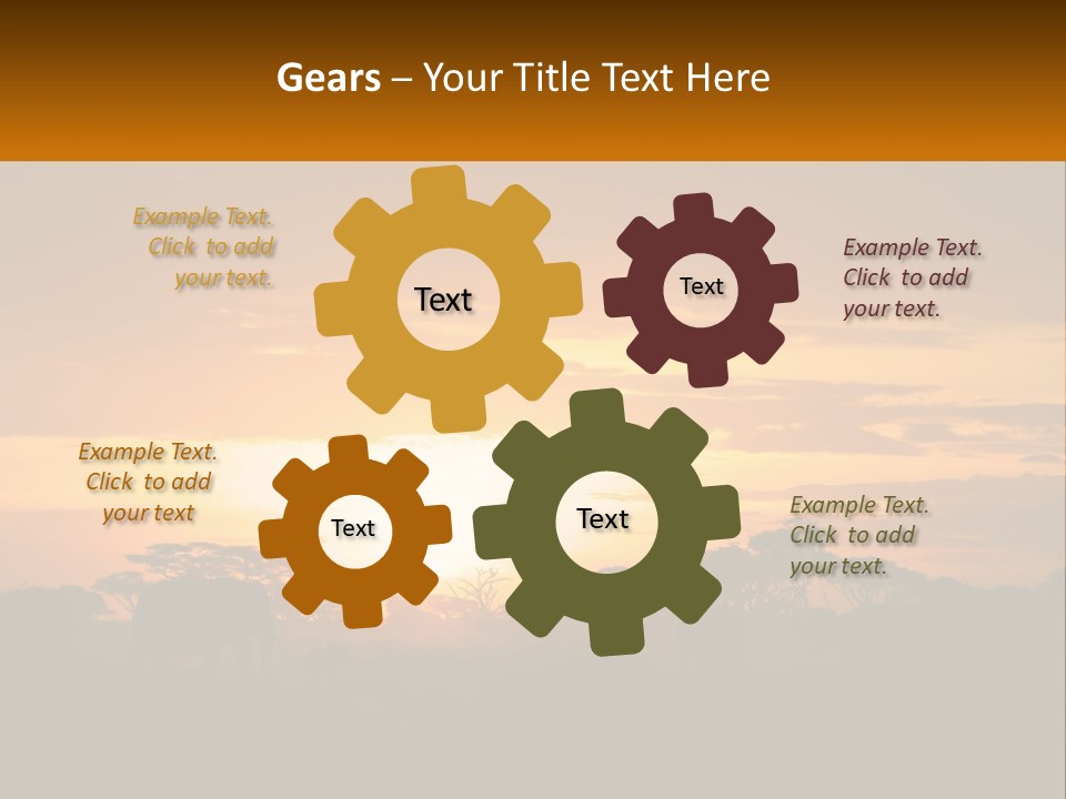White System Remote PowerPoint Template