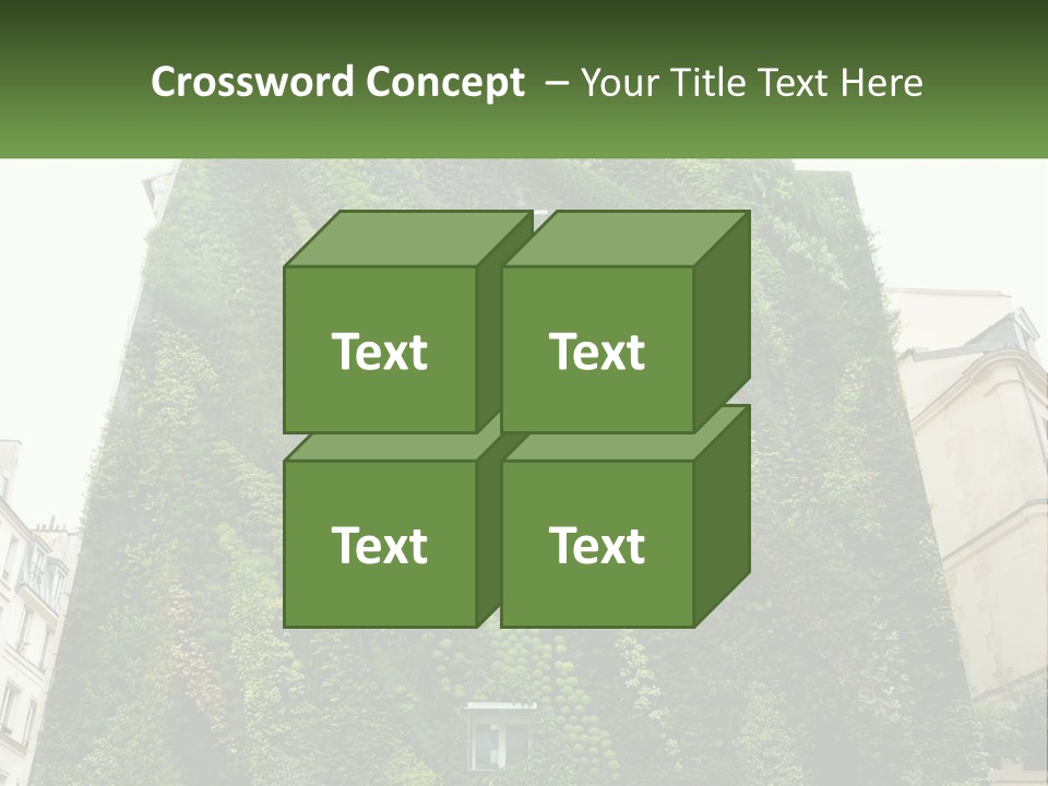 House Conditioner Part PowerPoint Template
