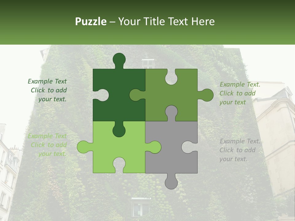 House Conditioner Part PowerPoint Template