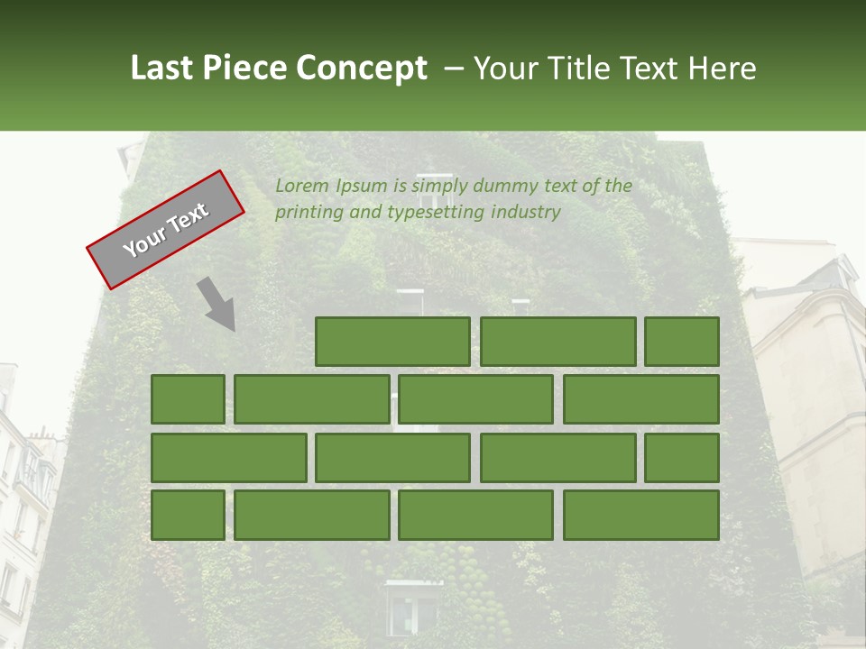 House Conditioner Part PowerPoint Template