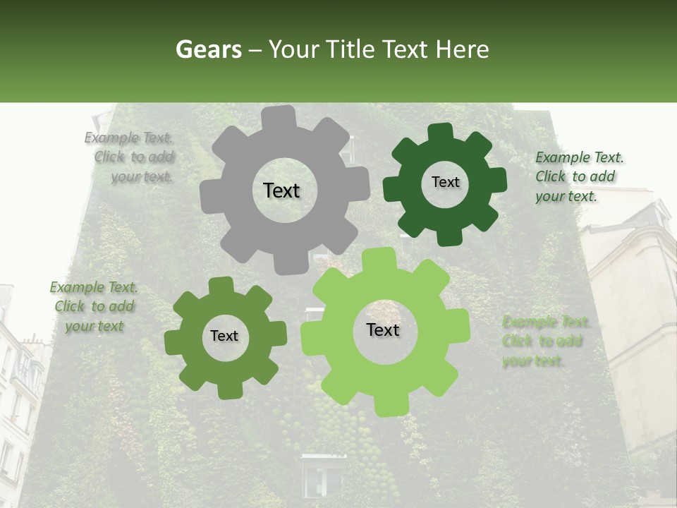 House Conditioner Part PowerPoint Template