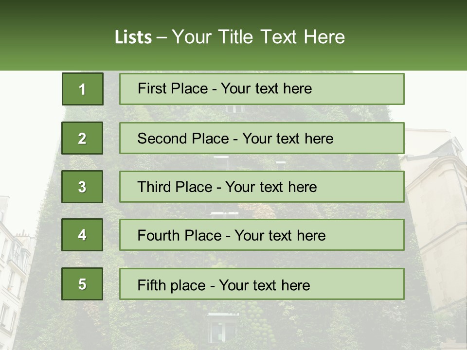 House Conditioner Part PowerPoint Template