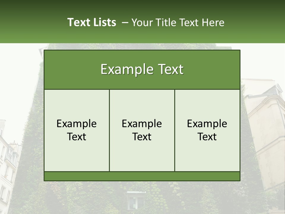 House Conditioner Part PowerPoint Template