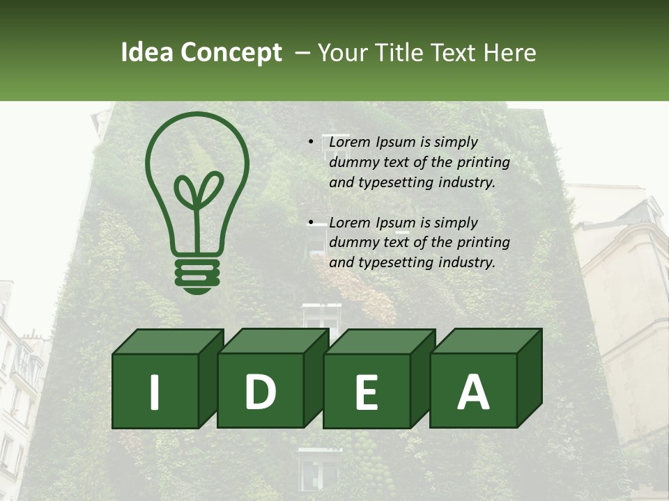 House Conditioner Part PowerPoint Template