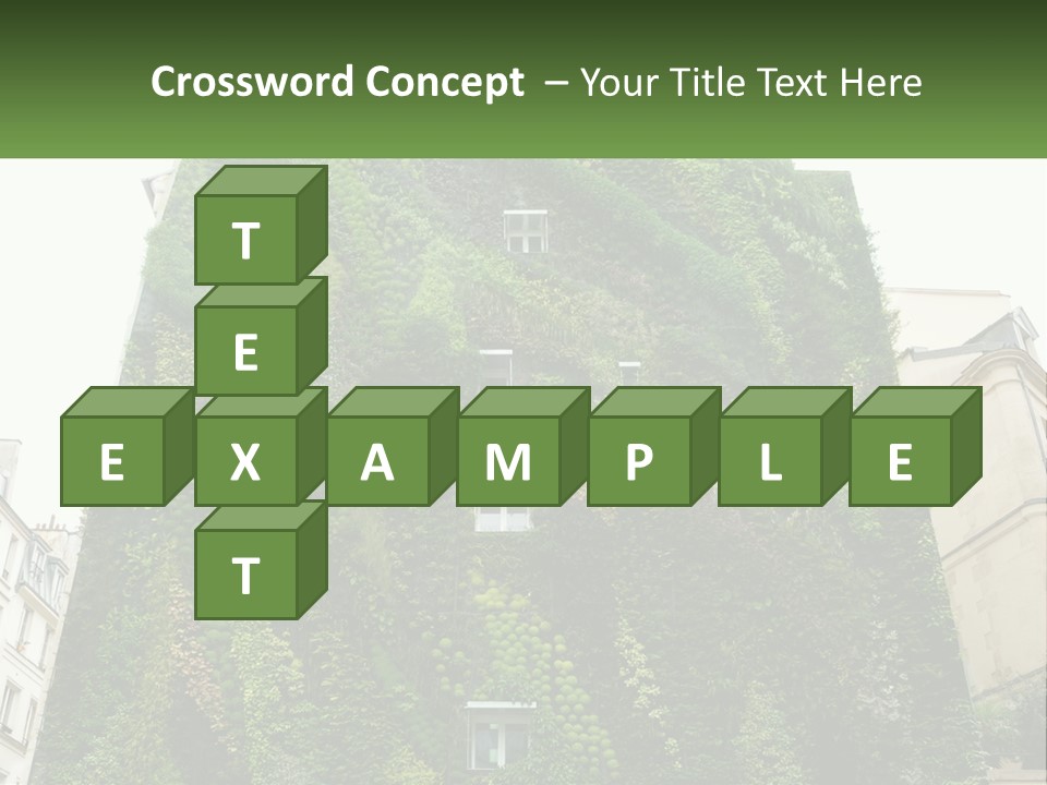 House Conditioner Part PowerPoint Template