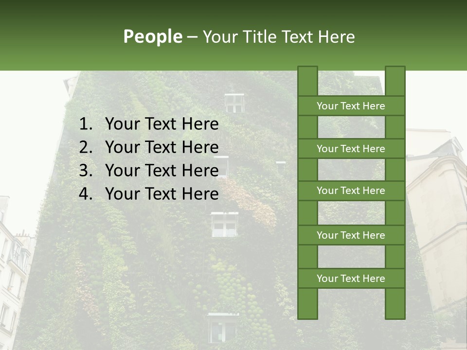 House Conditioner Part PowerPoint Template