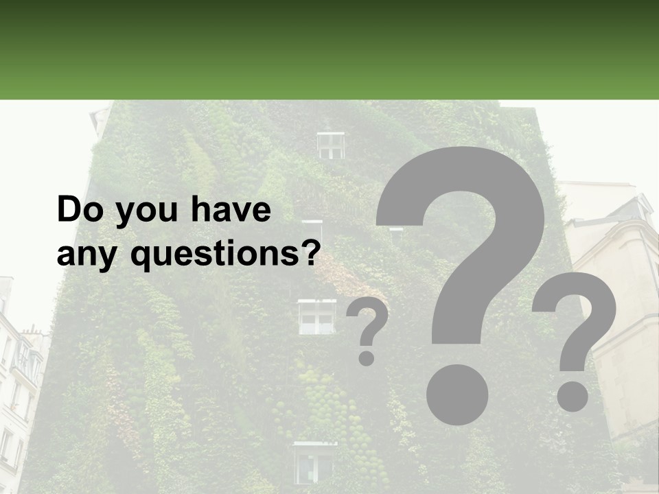 House Conditioner Part PowerPoint Template