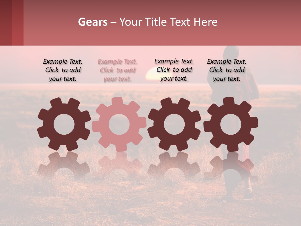 Supply Electricity Part PowerPoint Template