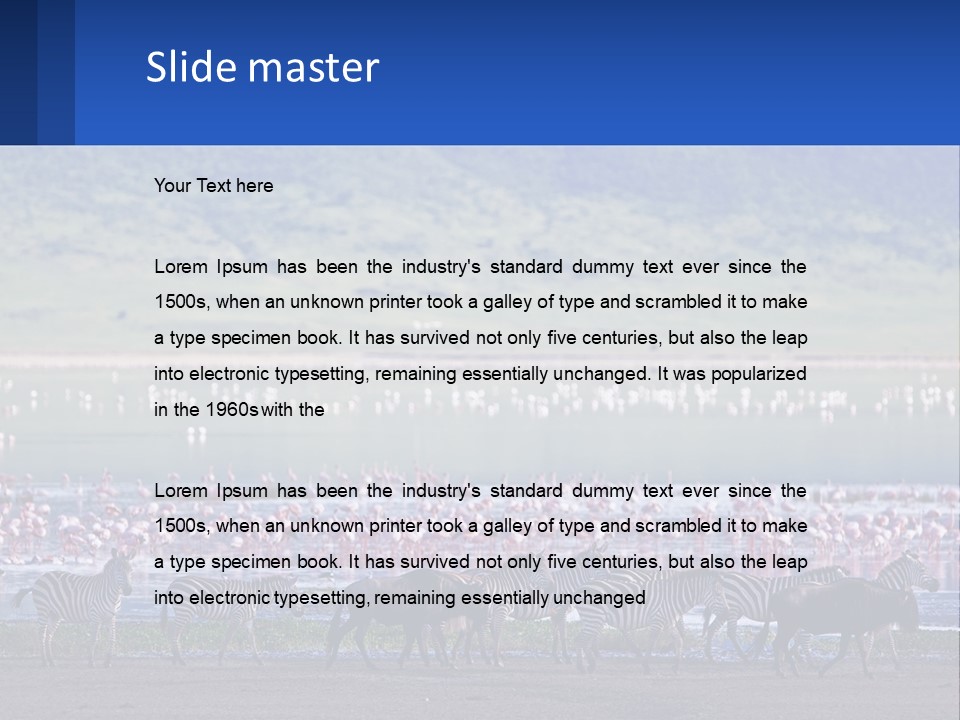 Climate White Ventilation PowerPoint Template