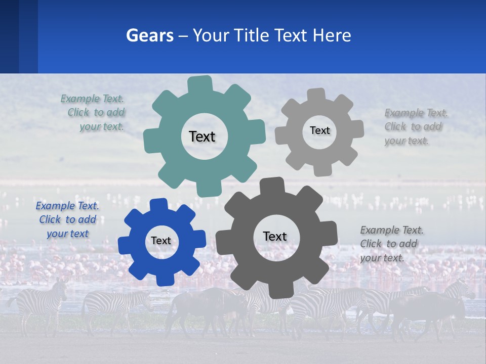 Climate White Ventilation PowerPoint Template