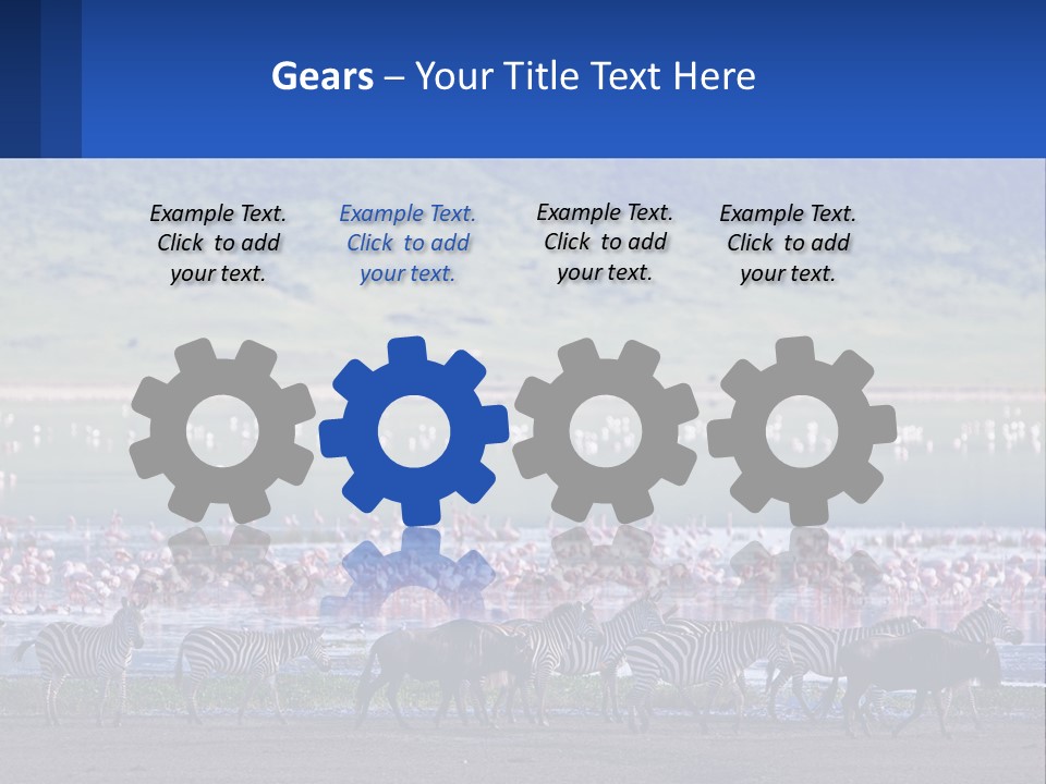 Climate White Ventilation PowerPoint Template