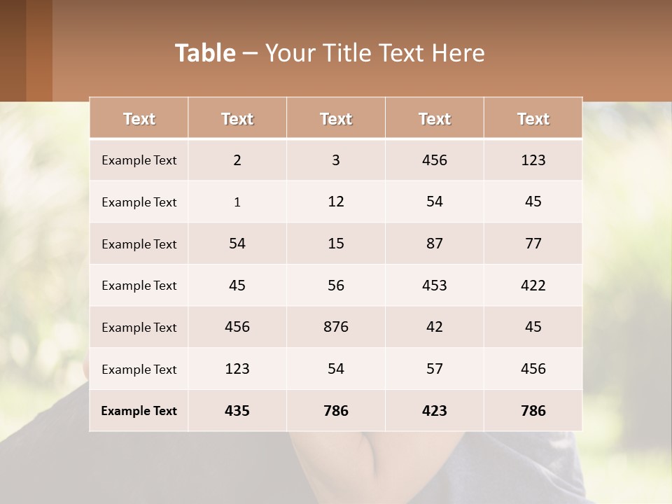 Cold Home Cool PowerPoint Template