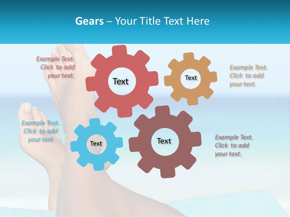 Technology Temperature Cooling PowerPoint Template