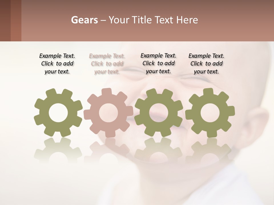 Cool Electricity White PowerPoint Template