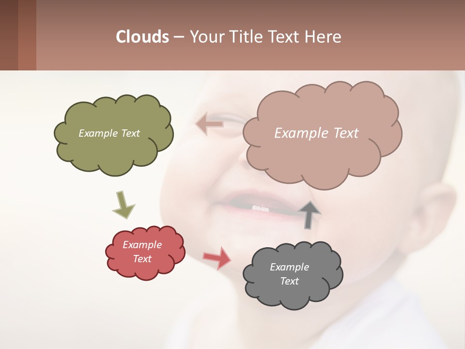 Cool Electricity White PowerPoint Template