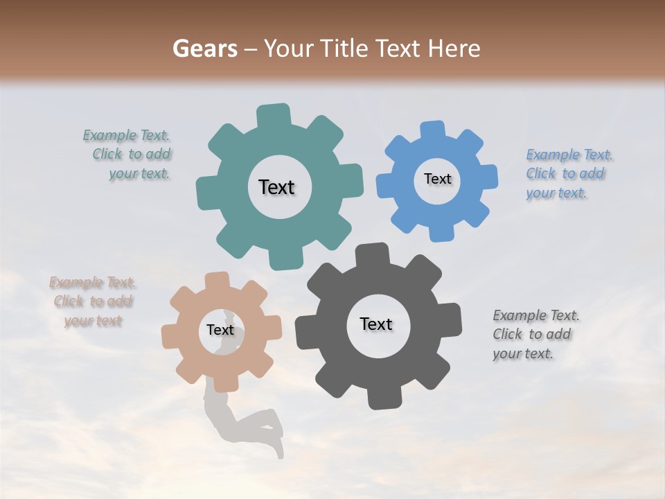Cold Ventilation Electricity PowerPoint Template