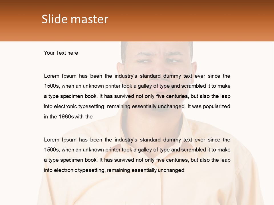 Temperature Switch House PowerPoint Template