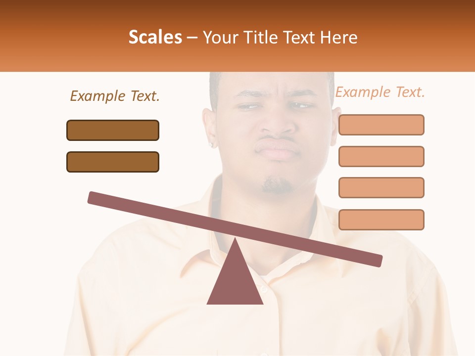 Temperature Switch House PowerPoint Template
