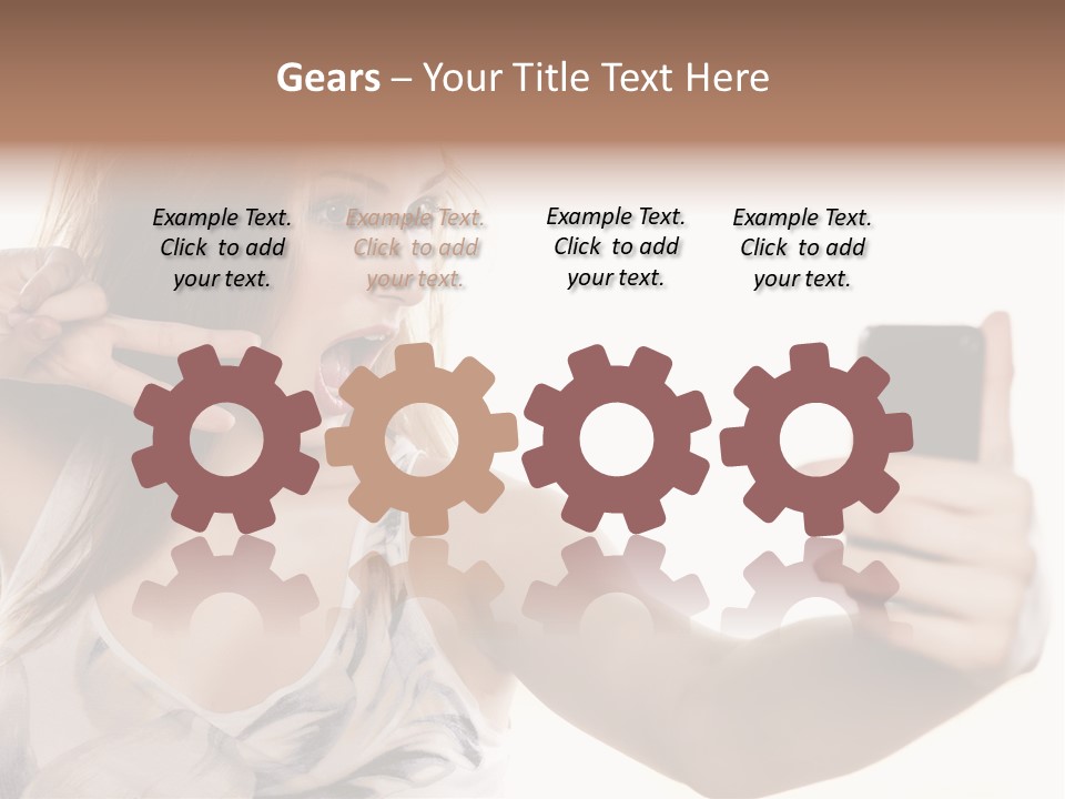 Part System White PowerPoint Template