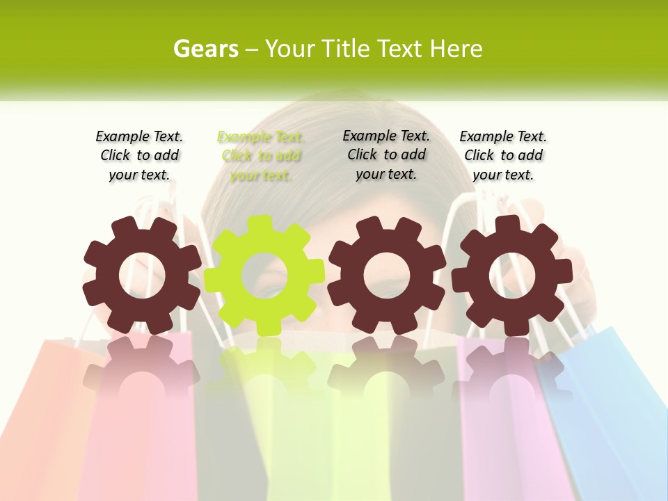 White Air Electricity PowerPoint Template