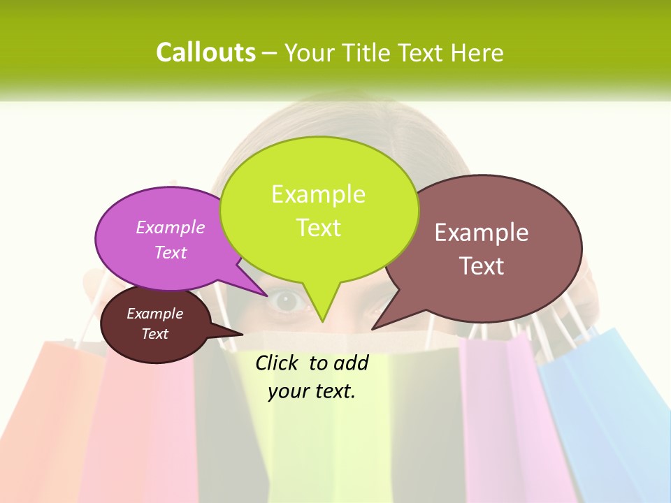 White Air Electricity PowerPoint Template