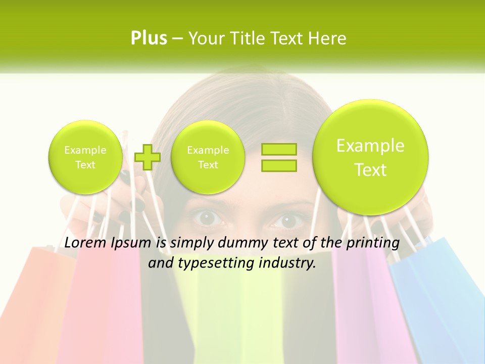 White Air Electricity PowerPoint Template