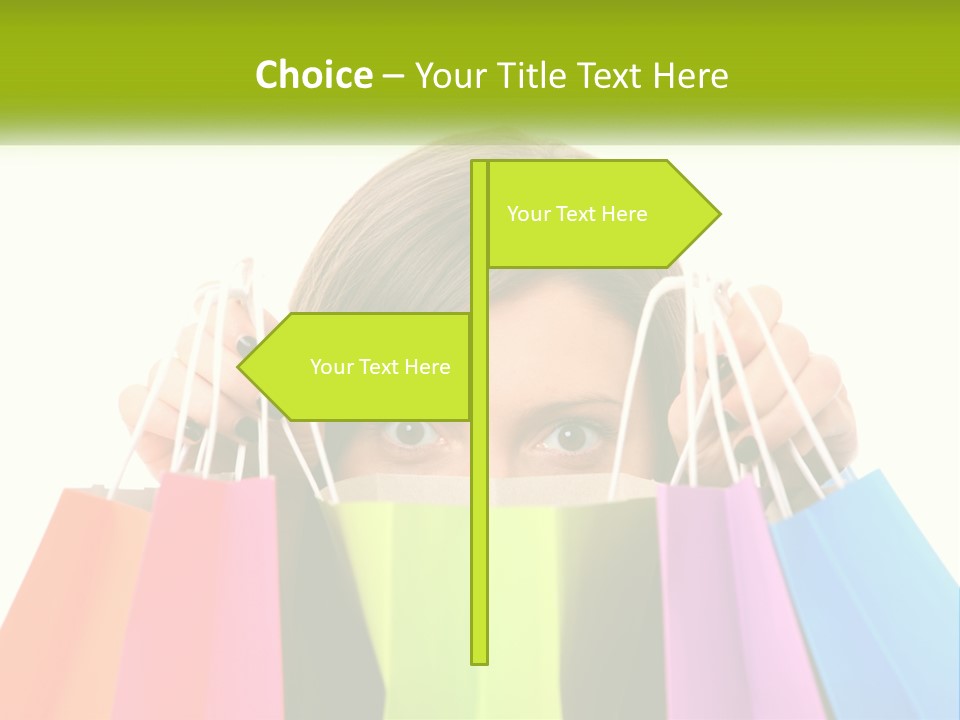 White Air Electricity PowerPoint Template