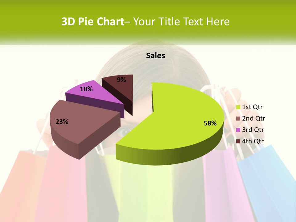 White Air Electricity PowerPoint Template