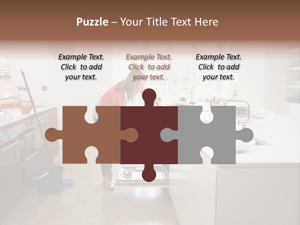 Industry White Unit PowerPoint Template