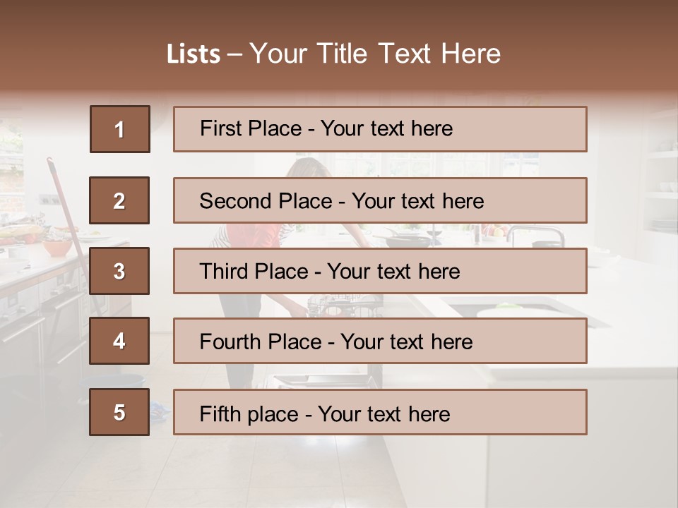 Industry White Unit PowerPoint Template