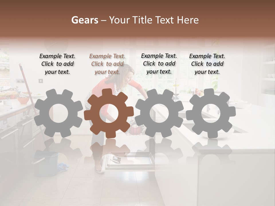 Industry White Unit PowerPoint Template