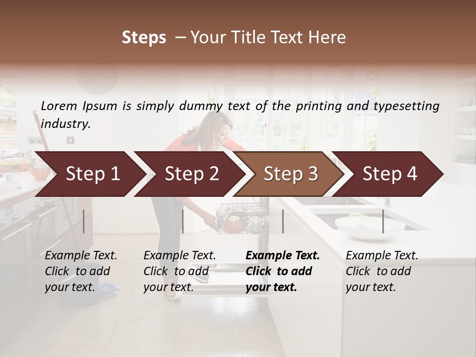 Industry White Unit PowerPoint Template