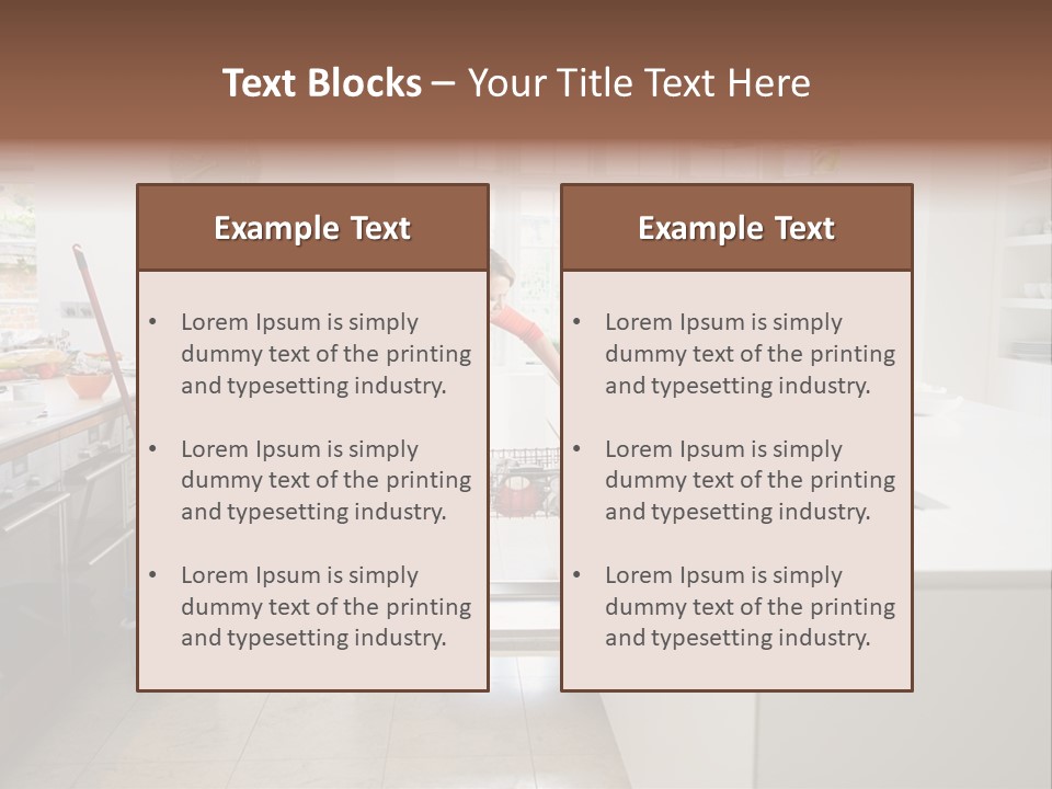 Industry White Unit PowerPoint Template