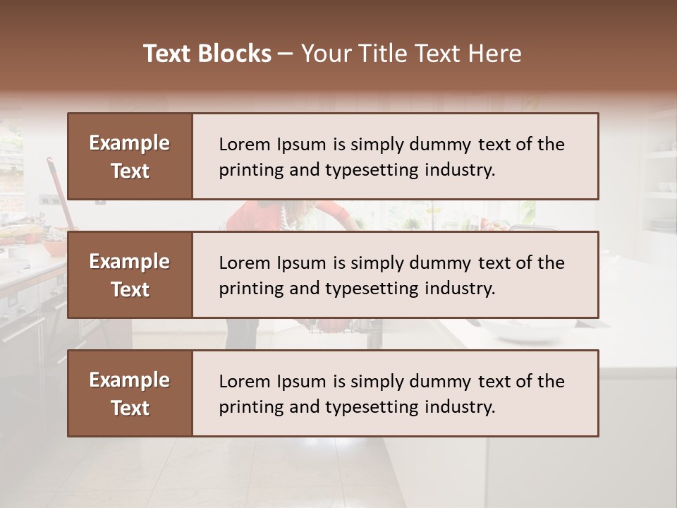 Industry White Unit PowerPoint Template