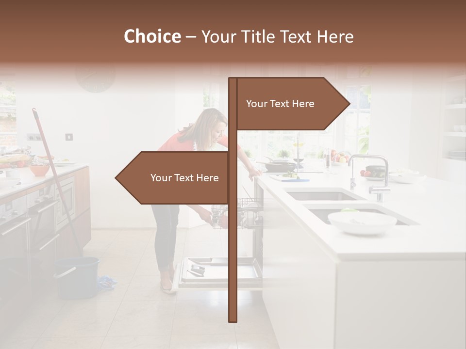 Industry White Unit PowerPoint Template