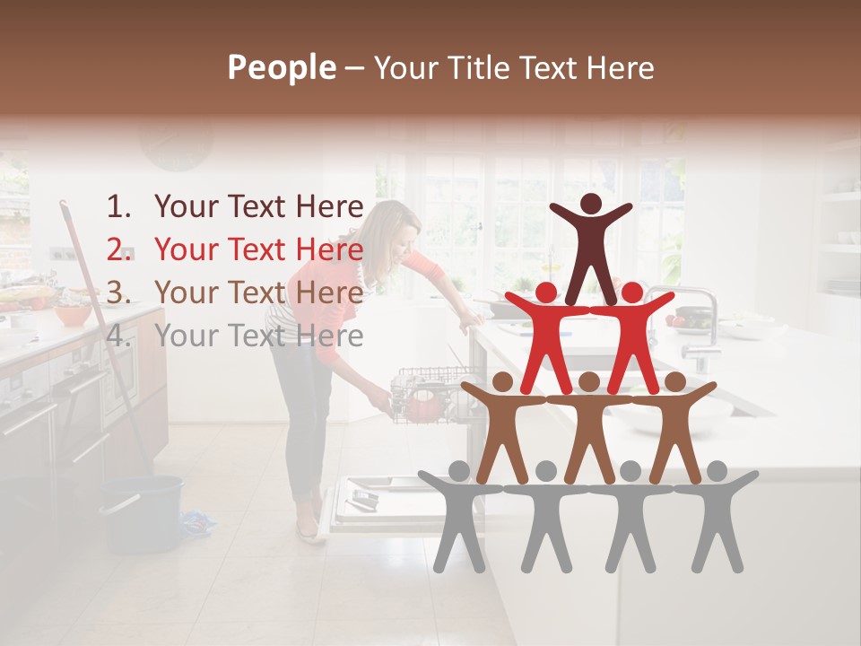 Industry White Unit PowerPoint Template