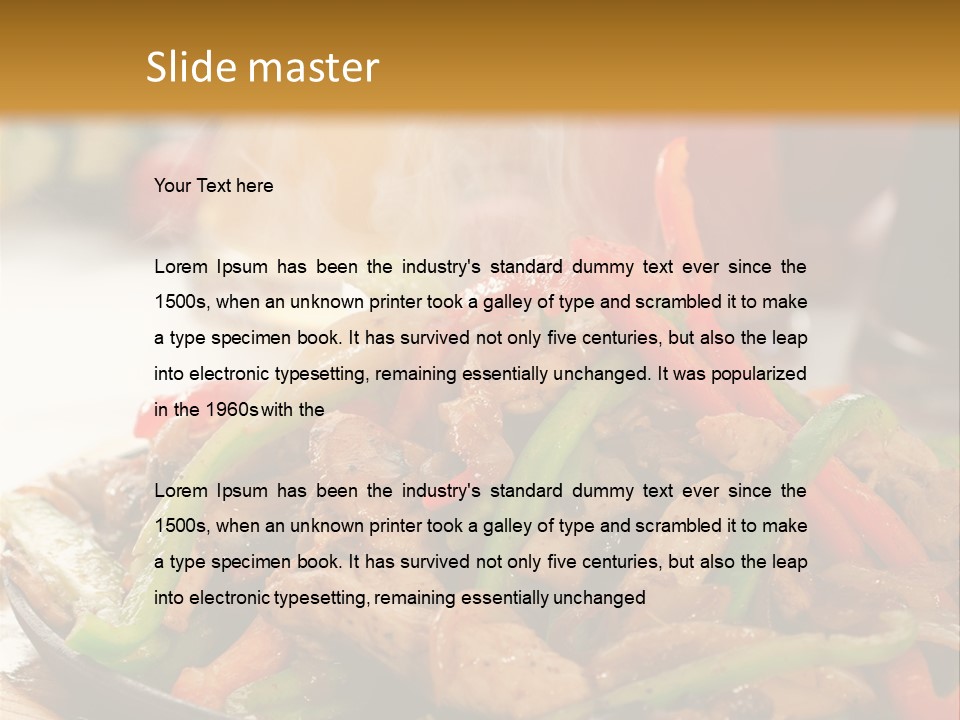 Unit Home Part PowerPoint Template