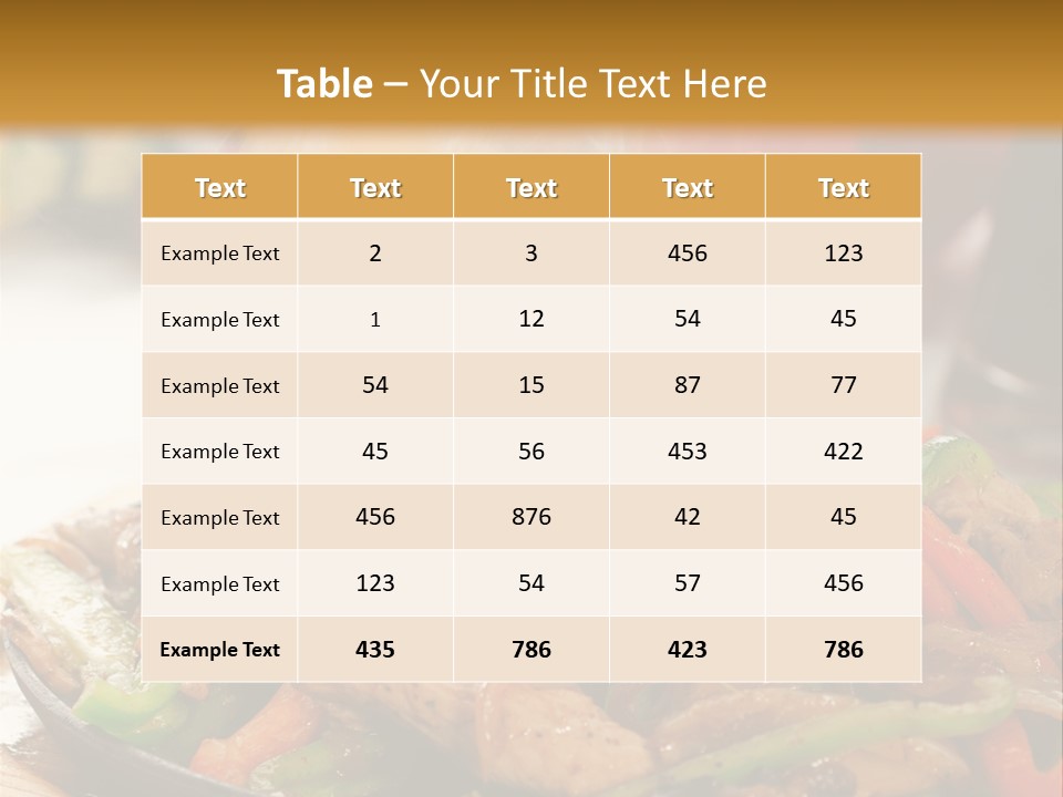 Unit Home Part PowerPoint Template