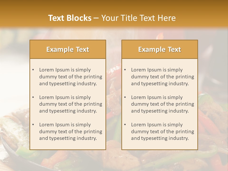 Unit Home Part PowerPoint Template