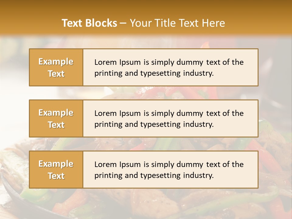 Unit Home Part PowerPoint Template