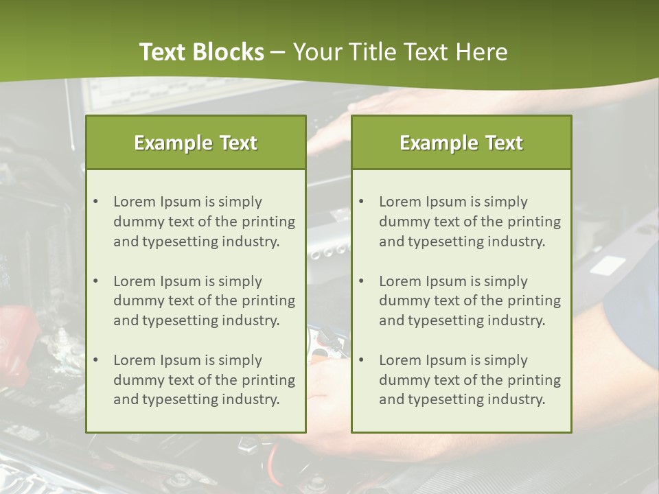 Cooling Part Cool PowerPoint Template