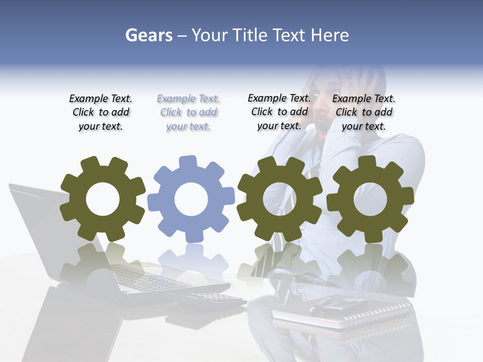 System White Remote PowerPoint Template